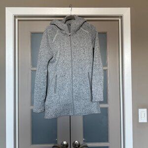 Athleta Gray Zip Up Hoodie Jacket - Size S